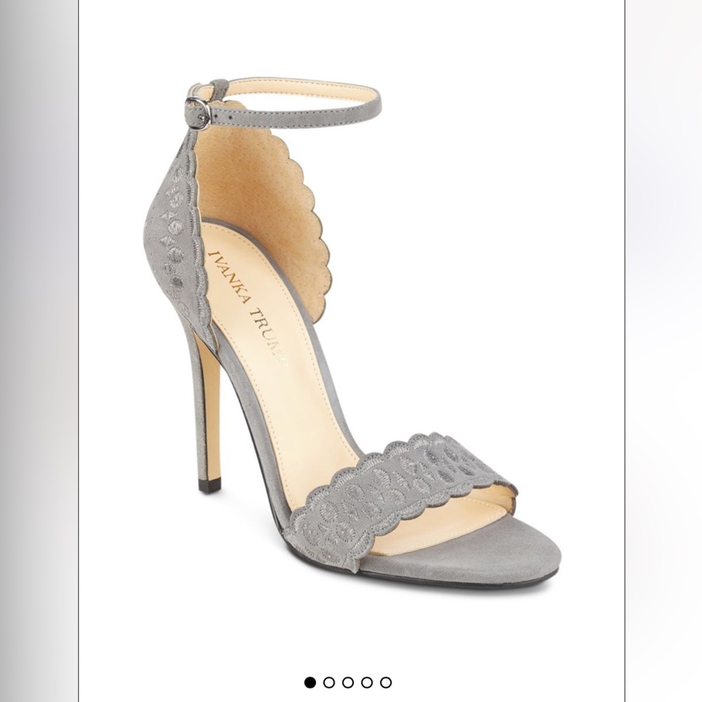 Women's Helina Scalloped High Heel Ankle
Strap Sandals